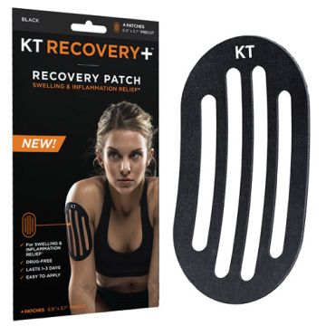 KT Tape Recovery Patch next to its packaging