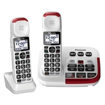 40dB Slow Talk Control Amplified Phone w/ Extra Handset