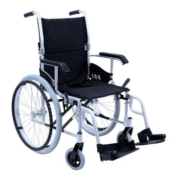 18 Inch, Silver, Elevating Legrest