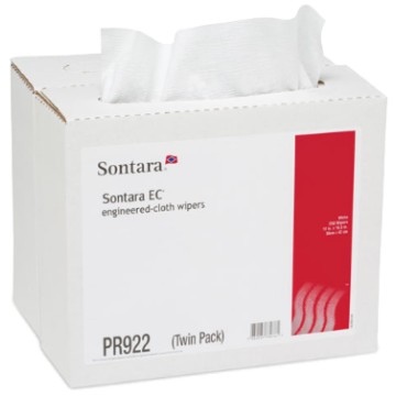 Hospeco M-PR922 Sontara® EC, Creped, White, 12