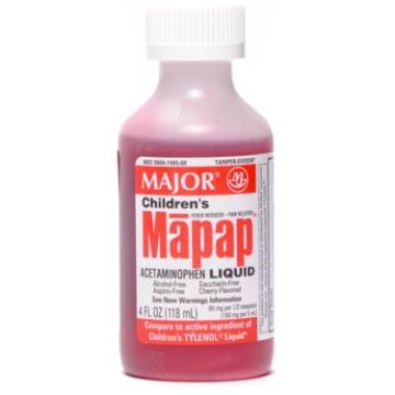 Major Pharmaceuticals Mapap Acetaminophen Pain Relief Liquid