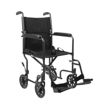 McKesson Lightweight Steel Frame Transport Chair