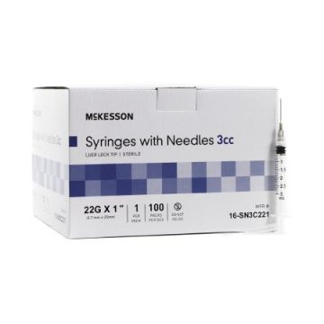 McKesson Syringe with Hypodermic Needle
