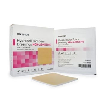 Mckesson Hydrocellular Foam Dressing 4 x 4 Inch - Sterile
