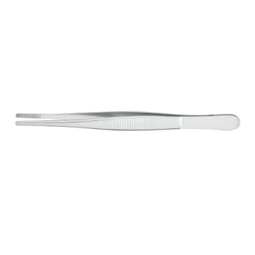 McKesson Argent Dressing Forceps Straight Serrated Tips