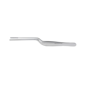 McKesson Argent Lucae Ear Forceps Serrated, Bayonet Shaped