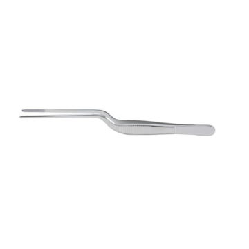 McKesson Lucae Ear Forceps 5-1/2 Inch, Bayonet Handle Serrated Tips