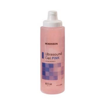 Ultrasound Gel - Pink, Medium Viscosity - 250 mL Bottle