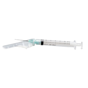 1 mL McKesson Prevent Syringe with Hinged Safety Needle