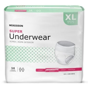 Size XL incontinence underwear