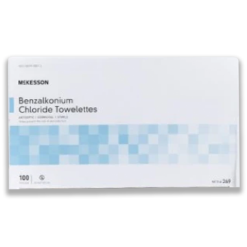 McKesson BZK Sanitizing Skin Wipe
