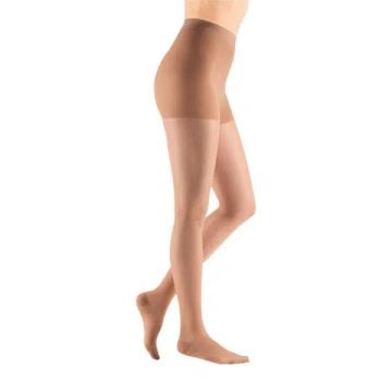 Mediven Sheer & Soft 15-20 mmHg Compression Pantyhose, Open Toe, Natural
