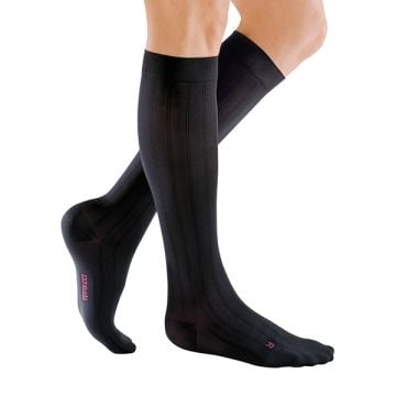 Mediven For Men Classic Extra-Wide Knee High 15-20 mmHg Compression Stockings, Closed Toe, Tall