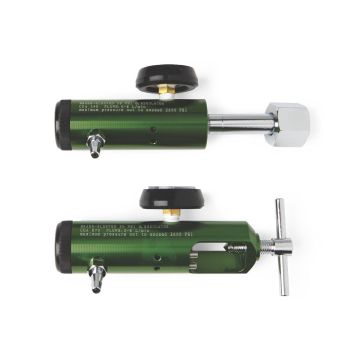 Medline Brass Mini Oxygen Regulators