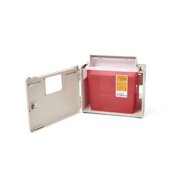 3 Gallon Medline Biohazard Patient Room Sharps Container - MDS705203
