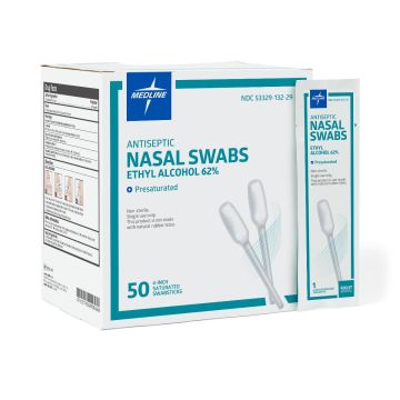 medline antiseptic nasal swabs