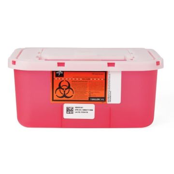 1 Gallon, Red Base, Clear Lid 