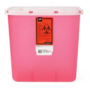 2 Gallon, Red Base, Clear Lid