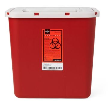 2 Gallon, Red Base, White Lid