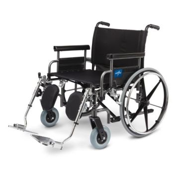 Medline Shuttle Extra-Wide Wheelchair