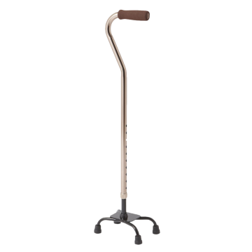 Medline MDS86222BRZ Quad Cane Bronze with Small Base