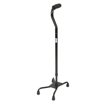Medline MDS86228 Quad Cane Large Base Black