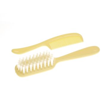 Medline Baby Comb and Brush Sets, Ivory