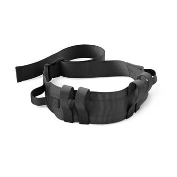 Medline Wide Transfer Belt with Handles, Black