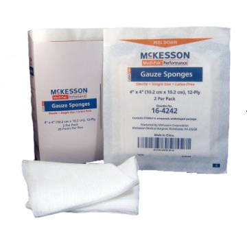 Medi-Pak 4 x 4 Inch Gauze Sponges 12 Ply Sterile - 16-4242 