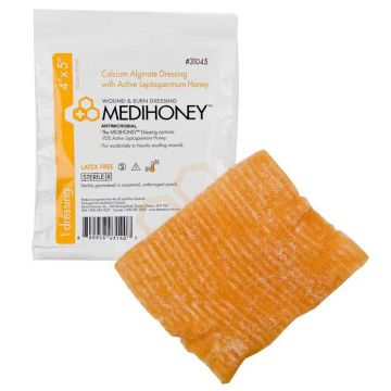 MediHoney Calcium Alginate 4 x 5 Inch  - 31045