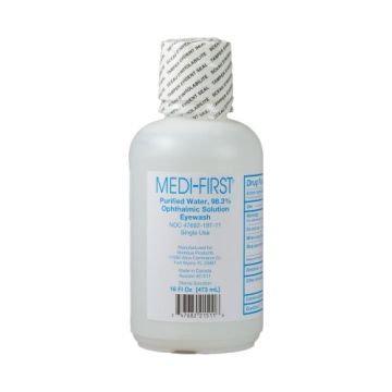 16 oz. bottle of Medique Medi-First Eye Wash