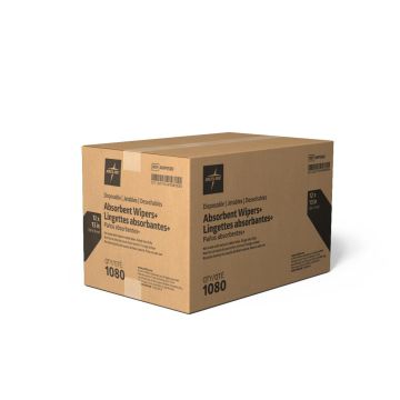 Case of 1080 Absorbent Wipers+ Dry Wipes