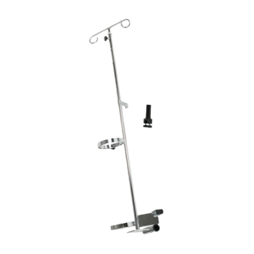 Medline MDS85190 Universal Oxygen Tank Holder with IV Pole for Wheelchairs