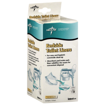 Medline MDS89664LINER Commode Liners