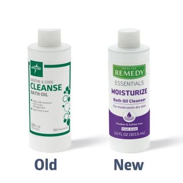 Medline Remedy Essentials Bath Oil Cleanser - Moisturizer