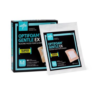 Box of 6x6 Inch Optifoam Gentle EX