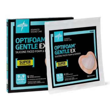 Case of 9x9 Inch Sacral Optifoam Gentle EX with Border