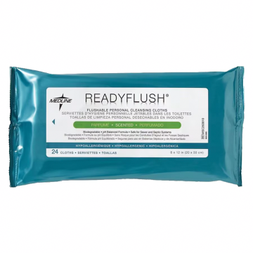 Medline Readyflush Biodegradable Flushable Wipes
