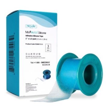 Box of 3 rolls of 1 inch, 1.5 yard tape