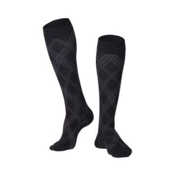 Modern Argyle 20-30 mmHg Compression Socks