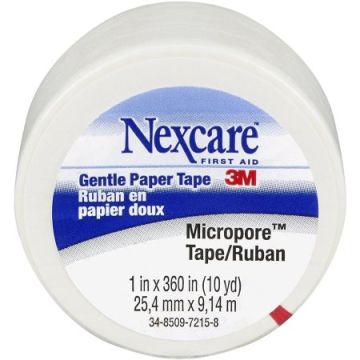 Nexcare Micropore Paper Tape 530P1 | 1 Inch x 10 Yards by 3M