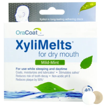 OraCoat Xylimelts for Dry Mouth - Mild-Mint