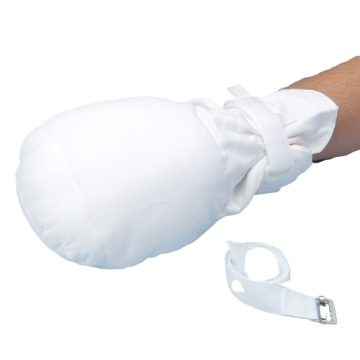 Posey Double Security Mitt, White