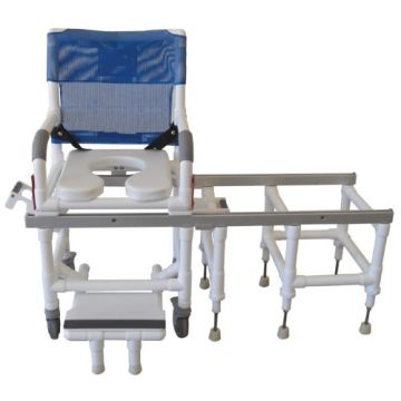 D118-5-SLIDE-N Dual Shower Chair/Transfer Chair 