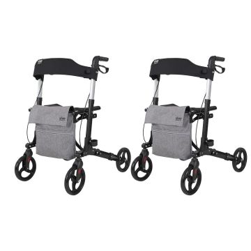 2 black rollators