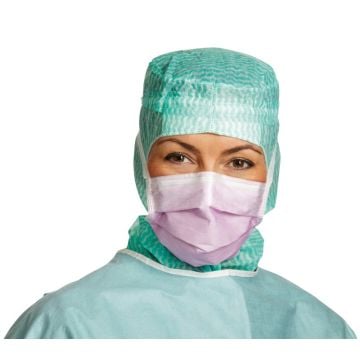 Anti-Fog, Tie Bands, Splash-Resistant, Sure-Fit Nose Clip, Lavender