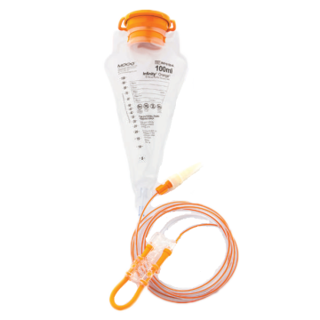 Moog INF0100-A 100 mL Infinity Orange Pump Administration Set