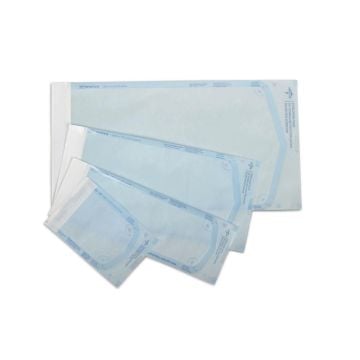 Medline Instrument Sterilization Pouch, 5 - 1/4 x 10 in. - MPOP5X10