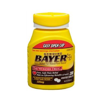 Bayer Genuine Aspirin, 325 mg Coated Tablets