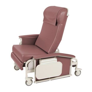 Muave, Steel Casters, Drop Arm Bariatric Care Cliner